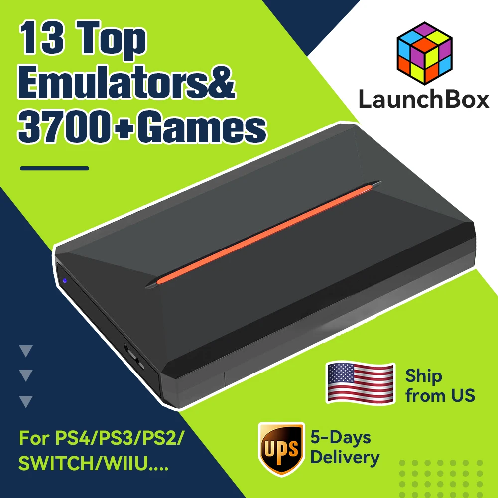 kf-S8cc358da65b04ed6bb8fa0d24f6c23feu Launchbox Gaming Hard Drive Disk Retro Game Console for PS4/PS3/PS2/WiiU/Wii/N64/DC/PS1 for Win PC/Laptop With 3760+PC/3D Games