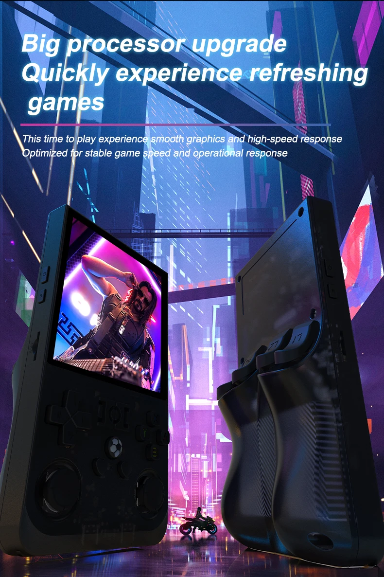 Open Source R36MAX Retro Handheld Video Game Console RK3326 Chip 64/128G Portable Pocket Game Player 4‘’HD Screen Game Console 16 kf S8d7e289043fc4874b1039539cb1929591