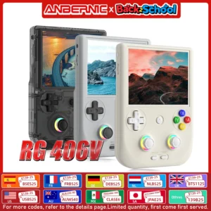 ANBERNIC RG406V Handheld Game Console 4’’ IPS Touch Screen Android 13 Unisoc T820 64-bit Game Player 5500mAh RGB lighting