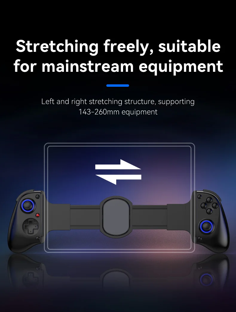 BSP-D11 Stretching Wireless Game Controller For SWITCH/Android/Apple IOS Tablet For PS3/PS4/XBOX Gamepad Streaming 15 kf S8ff6442cdfeb4c4fb3ca54d8e3a284daH