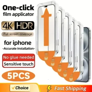 Oleophobic Coating Dust Free Easy Installation Screen Protector For iPhone 14 11 13 12 15 16 Pro Max Mini XS XR 15 16 Plus Glass