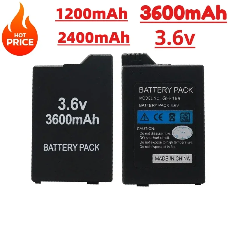 3600mAh for SONY PSP2000 Handheld Game Console Backup Battery Pack 2400mAh for SONY PS Lite PSP-2000 PSP-3000 PSP-3004 Batteries 2 kf S95633bb9b20e4826bab9c9627392e01d0