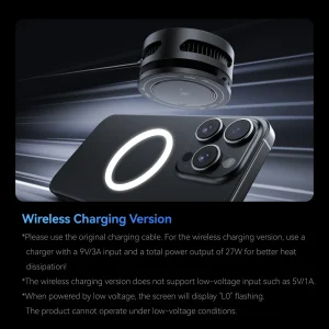 TELESIN Magnetic Mobile Phone Radiator Pro Cooler Fan HeatSink For Mobile phones Tablets Cooler For Live Streaming Gamming