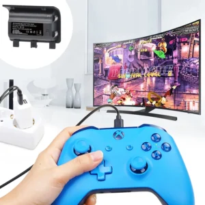1400mAh Rechargeable Xbox Controller Battery Pack+Type C Cable for Xbox Series X, Xbox Series S Remote Gamepad