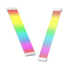 TEUCER AG-07 RGB Rainbow PC Addressable 5V 3Pin ARGB DIY Light Board for Motherboard GPU CPU 24Pin and 8Pin Power Supply Cables