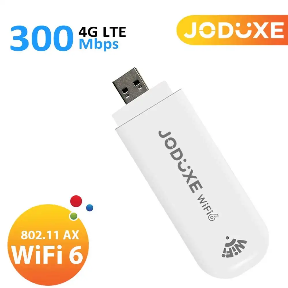 JODUXE Router MF782D 2.4G WiFi 6 Efficient Wall Penetration Children Online Protection Mobile WiFi Router Repeater USB Modem