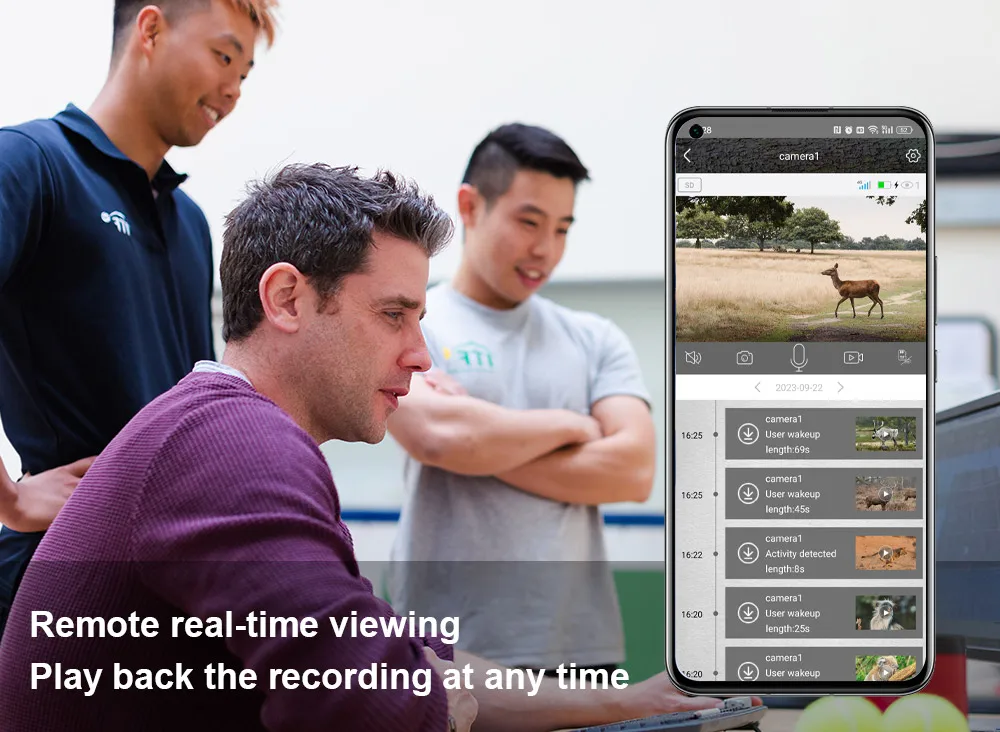 LS VISION Solar Hunting Trail Camera 14MP 4G SIM Card IP66 Waterproof 20M PIR Motion Detection Wildlife Camera IR Night Vision 5 kf S98e4f62b90cd43d5aabf8352b360c0fcY