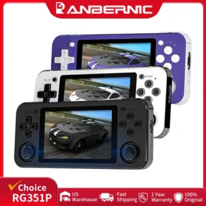 5.1 Inch R50S Retro Handheld Game Console 854*480 Large Screen Linux System Portable Pocket Video Game Player Boy Gifts