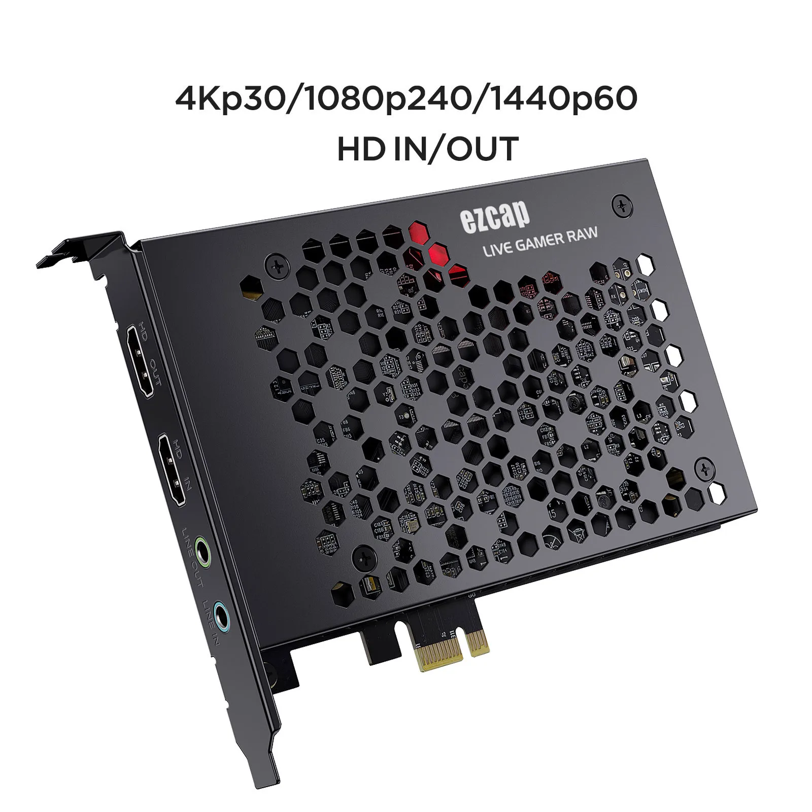 kf-S9db4f418921445d3b461713fa148c657l ezcap324B Live Gamer Raw PCIE 4K Video Game Capture Card Record & Live Stream for Gaming Systems Camcorders