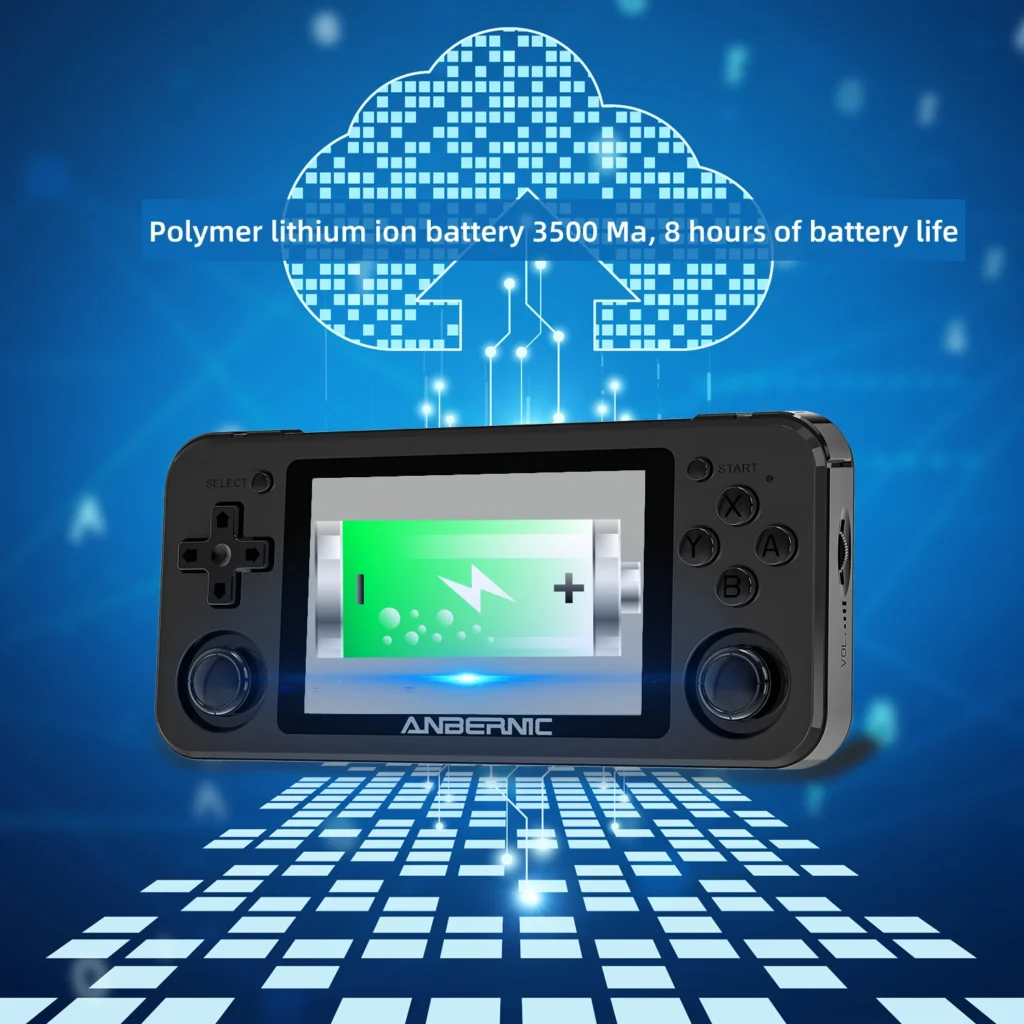 ANBERNIC RG351P Retro Handheld Game Console 3.5'' IPS Screen RK3326 3500mAh Openlinux Portable Gaming Player Built-in 2500 Games