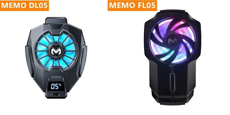 MEMO DL05 4-7 "Universal Digital Display Mobile Phone Radiator Cooler FL05 Rechargeable Mobile Phone Cooling Fan Game Cooling 2 kf S9e6dd007cdff4407b62b23aa49782c51c