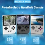 ANBERNIC RG35XX Plus Retro Handheld Game Player Console 5000+ Classic Games Support Wireless/Wired Controlle HD-MI TV Output
