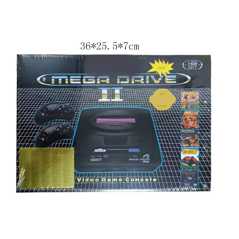 kf-Sa300f20400b149ddbf3cc049a49c4993b Retro 16Bit Game Console for Sega Mega Drive 2 Old Fashioned MD Game Console(Include 5 different kind of games)