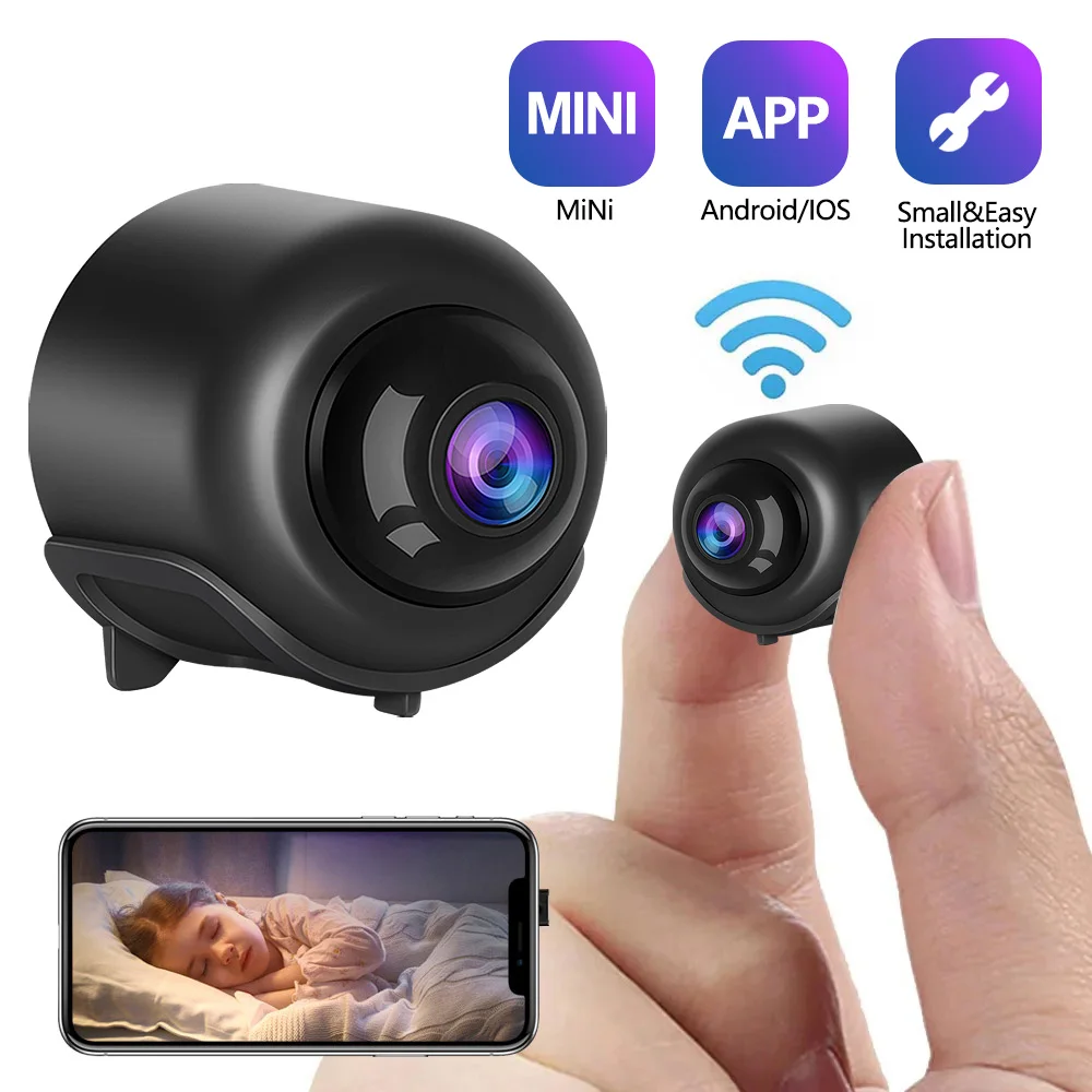 New Mini Camera 2024 X5 Intelligent WiFi Mini Camera Home Indoor Night Vision Safety Protection Audio Video Recorder