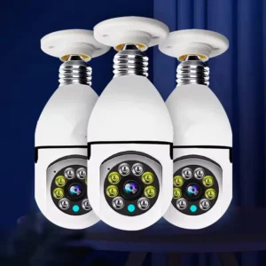 4G WiFi IP Camera E27 Bulb Cam 3MP Wireless Baby Monitor AI Tracking Security Video Surveillance Pet Cam SmartLife Indoor