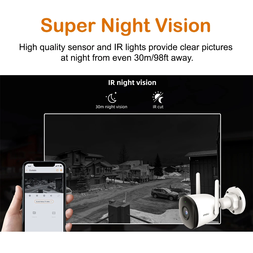 kf-Saa2ef71c44cd4c6a8ff7d20c99bfcf758 IMOU Outdoor Bullet 2C 5MP Wifi Camera Weatherproof AI Human Detection Outdoor Surveillance ip Camera