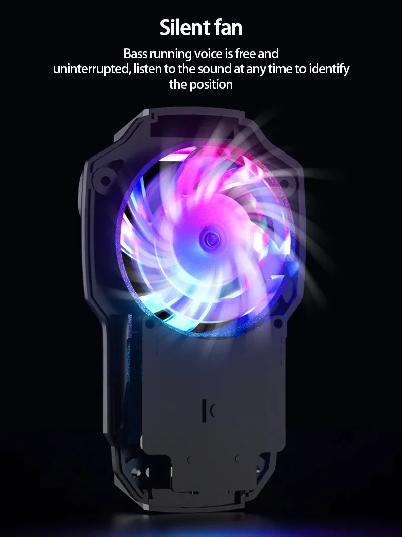 MEMO DL05 4-7 "Universal Digital Display Mobile Phone Radiator Cooler FL05 Rechargeable Mobile Phone Cooling Fan Game Cooling 14 kf Sac2c89adfc154a54b0b4adc4ba440afdn