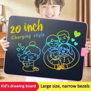 kf-Sae8dba38494647f592ced35f6ea7b6319 ZWN 12/15/20Inch LCD Drawing Board Writing Tablet Digit Magic Blackboard Art Tools Painting & Education Toys for Kids Gifts