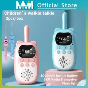 kf-Sb352caa471724632aed746ece2230b92c Kids Walkie Talkie 2PCS Electronic Toys Children Spy Gadgets Baby Radio Phone 3km Range Christmas Birthday Gift For Boys Girls