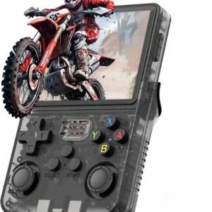 R36S Classic Retro Game Console with ARKOS System Video Games Single Card Portable Hand-held Gaming Console Kids Gift 3.5 Inch