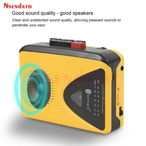 Cassette Tape Player With AM FM Broadcasting Radio Cassette Tape Player Converter Sound Recorder With Speaker 3.5mm Headphone