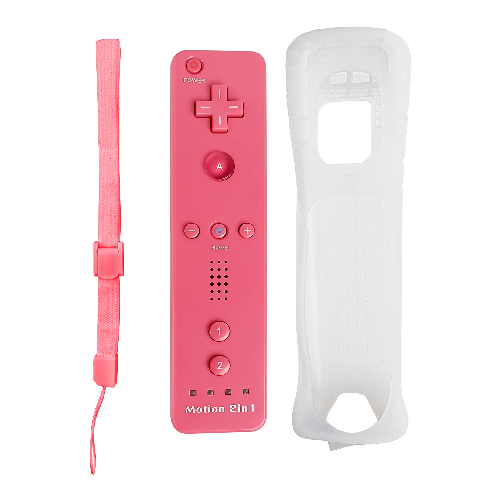 2 in 1 For Nintendo Wii Controller Set Optional Motion Plus Joystick Wireless Remote Gamepad with Silicone Case Video Game 33 kf Sb84322c6d17d4b9abbbdc55ec632772fZ