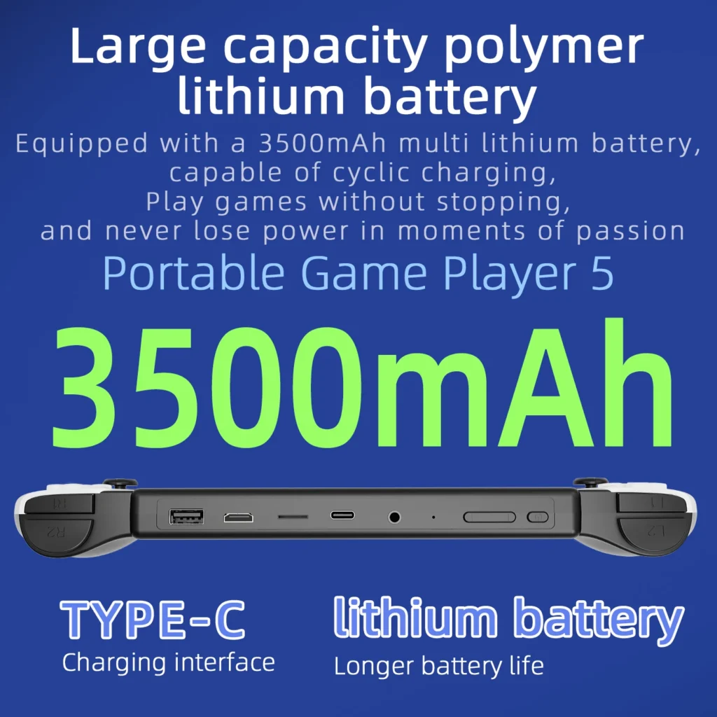 New PSP 7 Inch Portable Retro Game Game Machine HC8000 Retro Handheld Game Machine 64G PSP Gift