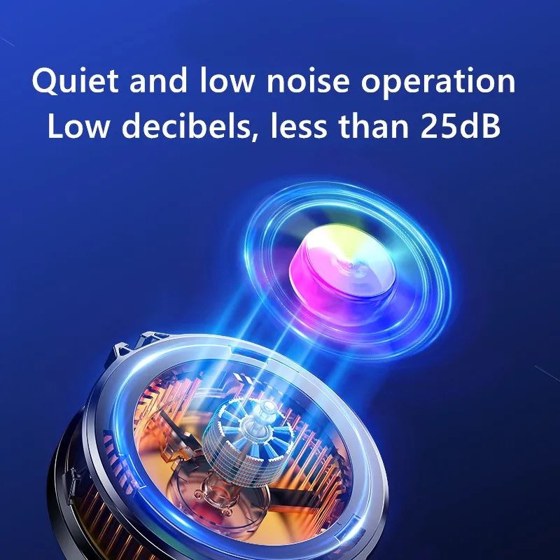 FS03 magnetic semiconductor mobile phone radiator 15W strong cooler, can rotate the back clip mobile phone game cooling fan