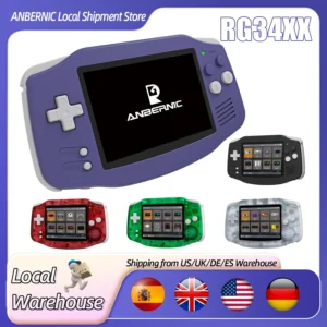 5.1 Inch R50S Retro Handheld Game Console 854*480 Large Screen Linux System Portable Pocket Video Game Player Boy Gifts