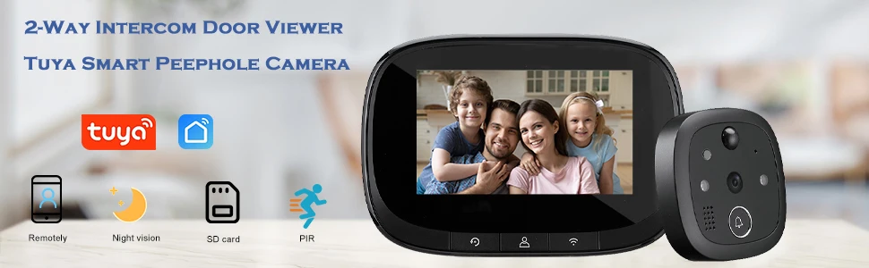 3.5 Inch Digital Door Viewer Peephole Camera Doorbell 120 Degree HD Home Cat Eye Mirilla Viewer with LCD Screen Monitor 12 kf Sbd508f64faa44d2d8f3228c2fc0909eeQ