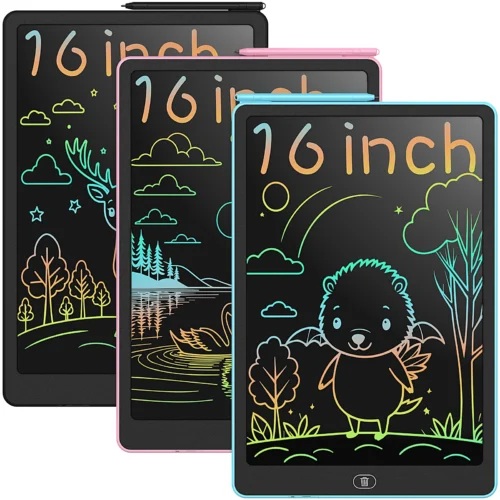 16 Inch LCD Writing Tablet, Large Electronic Drawing Board with Vibrant Colors, Erasable Screen, Perfect Educational Toys