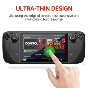 Premium Tempered Glass for Valve Steam Deck Game Console 9H Screen Protector Anti-Scratch Guard Film for Steam Deck Accessories