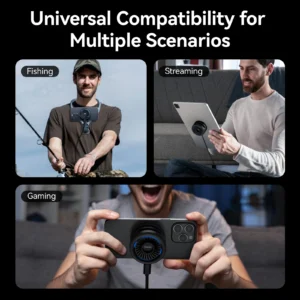 TELESIN Magnetic Mobile Phone Radiator Pro Cooler Fan HeatSink For Mobile phones Tablets Cooler For Live Streaming Gamming