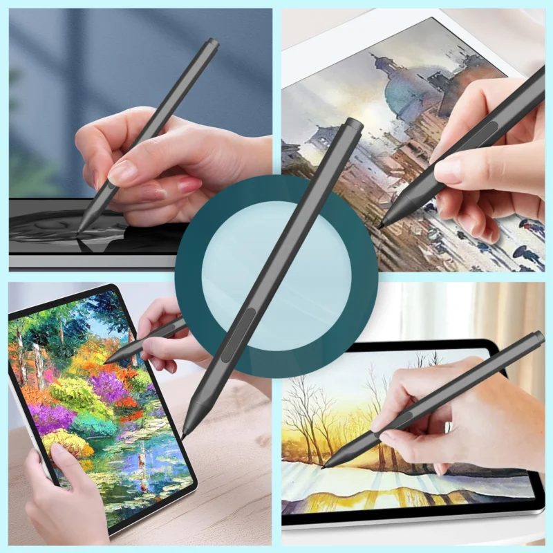 1024 Stylus Pen for Microsoft Surface Pro X/9/8/7/6/5/4/3/Surface 3/go 3/go 2/go/Book 3 2 1/Laptop 5 4 3 2/Studio Palm Rejection