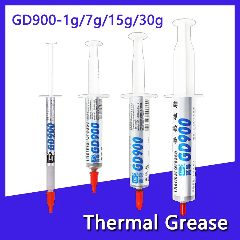 kf-Sc245dd7aa50940d088165c6f69ad9466T GD900 1g/7g/15g/30g Thermal Grease PC Water Cooler CPU Cooler Thermal Paste Heatsink Processor Thermal Grease Paste