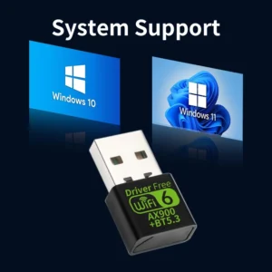 kf-Sc3dcf526d76941668d905ee93adef5676 WiFi 6 AX900 Bluetooth 5.3 WiFi USB Adapter Wireless Network Card 2.4G&5GHz Wi-Fi Antenna USB For PC/Laptop Win10/11 Driver Free