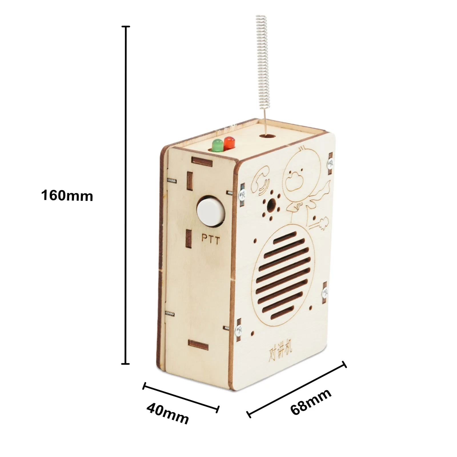 DIY Wireless Walkie-talkie Model Science Toys for Kids Physics Experimental Tool Kit Children Educational Toys School Supply 10 kf Sc5c5cfa26fdf4092aa273645f2d4949fI