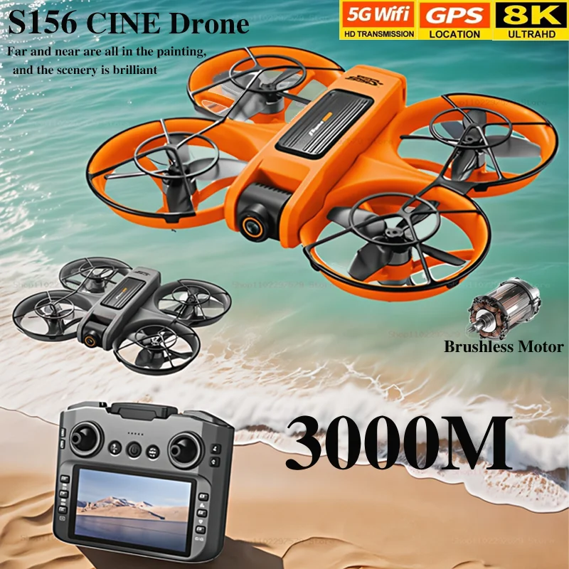 NEW Original S156 Drone 8K WIFI GPS Professional HD Aerial Photography Remote Control Aircraft HD Dual Camera Quadcopter Toy UAV