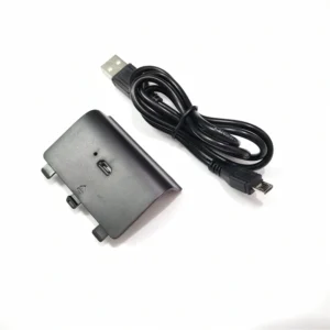 NEW 1/2Pcs 2400mAh Rechargeable Battery Pack for XBOX ONE Wireless Game Controller Replacement Batteries with USB Charging Cable