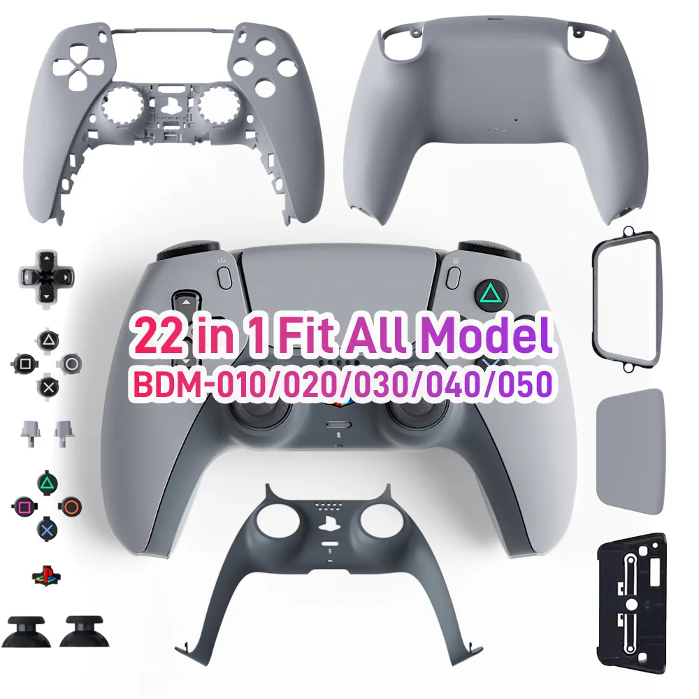 Limited 30th Anniversary for PS5 Controller Shell Back Front Cover Playstation 5 Case Replacement for BDM-010/020/030/040/050