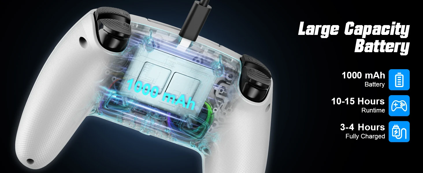 For Playstation 5 Wireless Controller For Ps5 Pc Console Controller With Turbo Dual Sense Vibrate Programming Bluetooth Gamepad 6 kf Sc824a513db8745c09ef09121ad161e94t