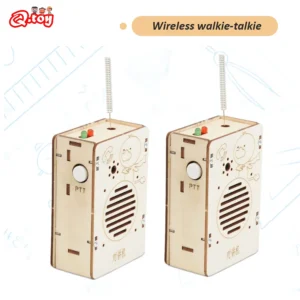 kf-Sca78183b7bb24e608b0ac2eb24a220afx DIY Wireless Walkie-talkie Model Science Toys for Kids Physics Experimental Tool Kit Children Educational Toys School Supply