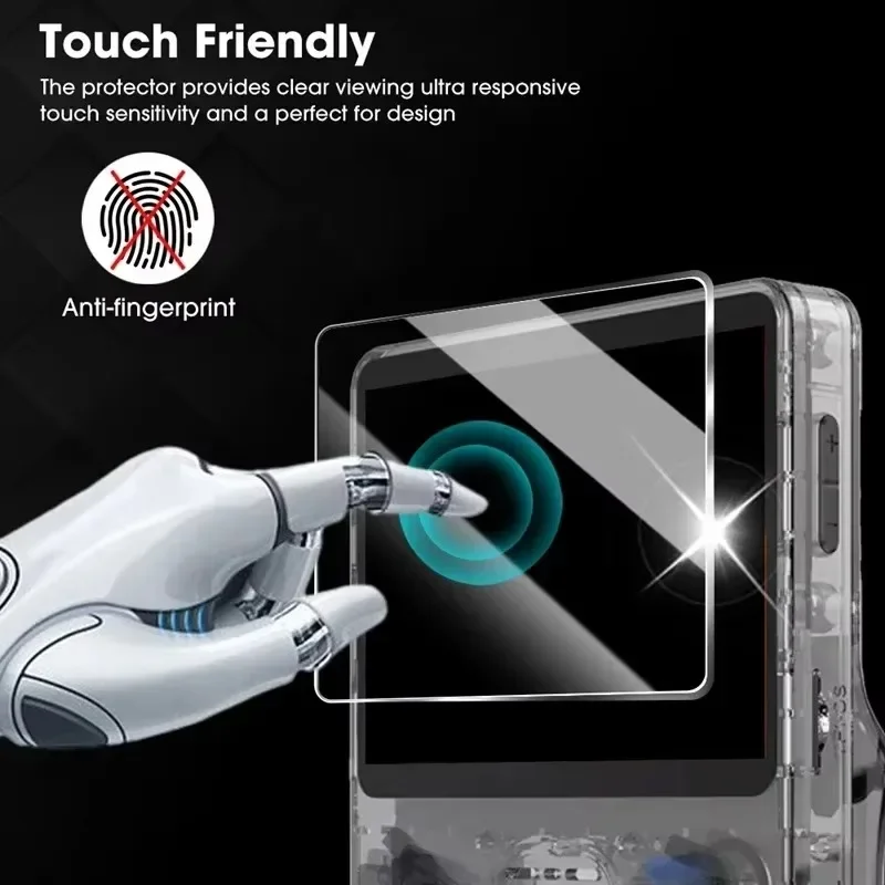 4 IN 1 Glass+Bag for R35S R36S Game Console Travel Carrying Storage Bag & Screen Protector Tempered Glass Film Anti Scratch Case 4 kf Scd374fcc771843ab8955137234d9b8eb6