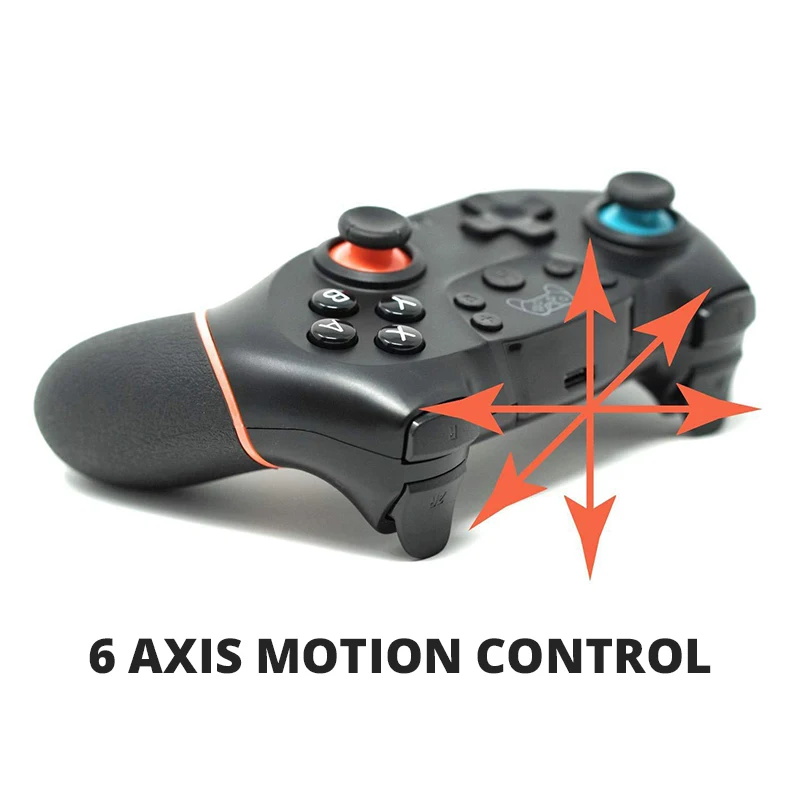 DATA FROG Wireless Controller Compatible-Nintendo Switch Adjustable Turbo with 6-Axis Vibration Gamepad For PC/NS Lite Console 5 kf Scd4b792d462e49c88086a2c67aee546ds