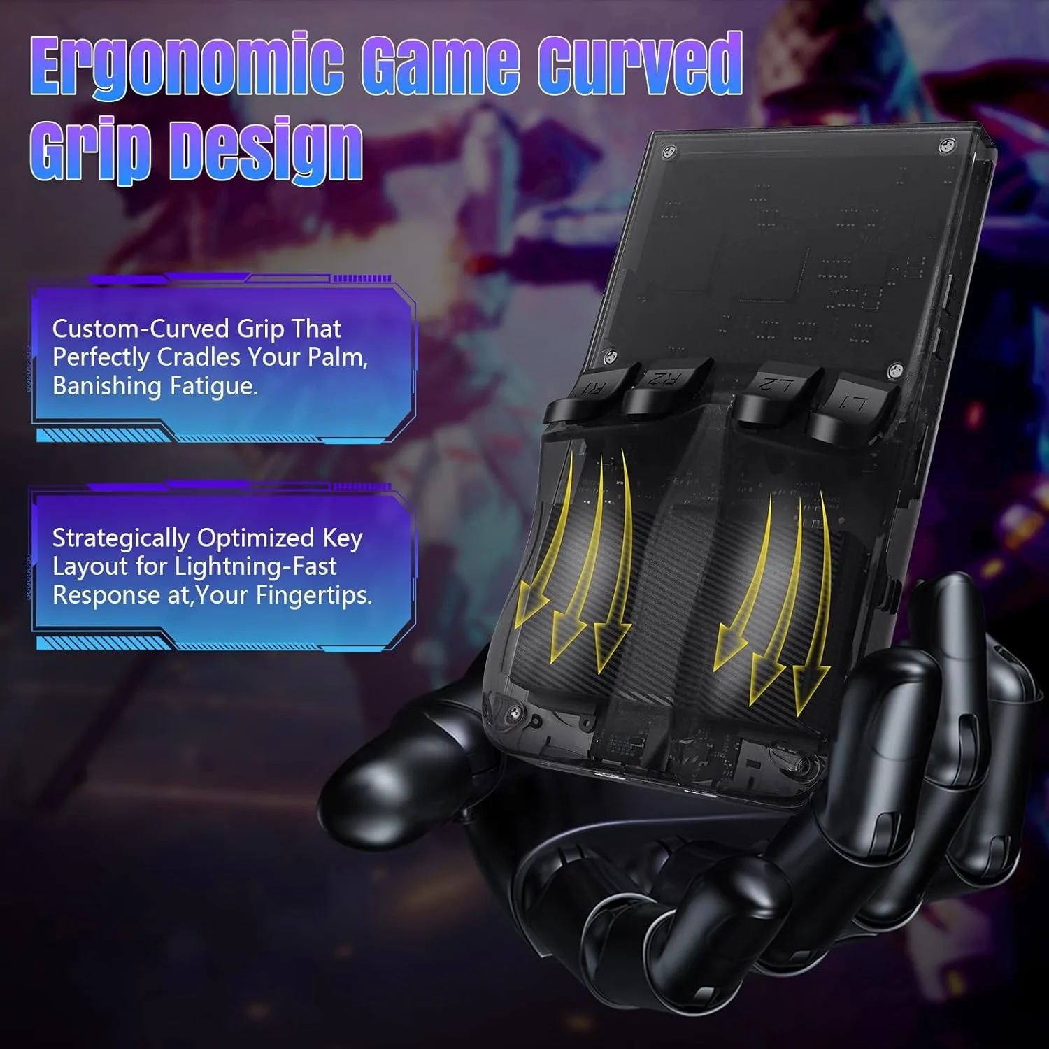 WDYQJE Gaming Console Handheld R36MAX Retro Handheld Game Console Linux System 4'' IPS Screen R36 Portable Pocket Video Player 14 kf Sce16486a05fc4c68bf25bb09cc9ebff1z