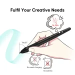 Drawing Tablet XPPen Pen Tablet Deco Mini7V2 with Tilt Function 8 Keys 16384 Levels Graphics Tablet for Android Mac Windows