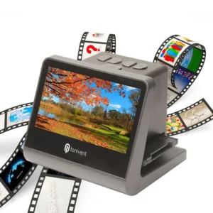24MP 48MP Negative HD Film Slider scanner 135mm 126mm 110mm Super8 Slide Converter Photo Digital Image Viewer With 5"LCD Screen
