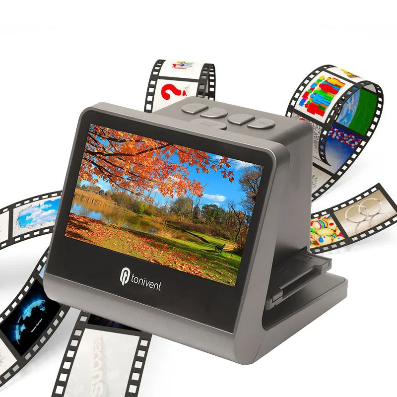 kf-Sd0e2933b019b4839942bc2e4d4760d7c7 24MP 48MP Negative HD Film Slider scanner 135mm 126mm 110mm Super8 Slide Converter Photo Digital Image Viewer With 5"LCD Screen