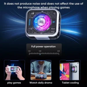 Nubia RedMagic Cooler 5 Pro VC liquid 5Pro Magnetic Phone FunCooler For iphone 15/RedMagic 9 Pro With RGB LED Gaming Accessories