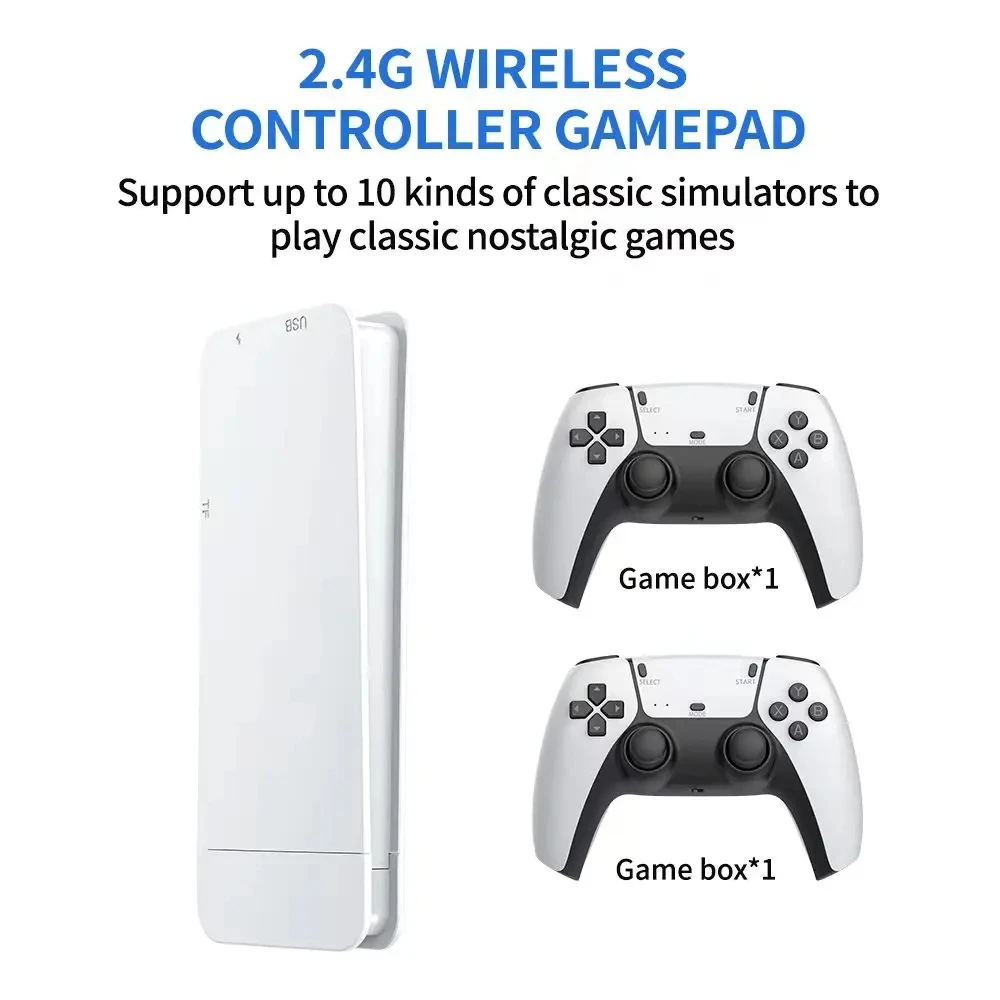 kf-Sd3a12dd9c2ea462d84f90ed1feaaed39g M15 4K Handheld Video Game Console 64G 20000+ Retro Games Wireless Gamepads HD Gaming Multi-Emulator Stick